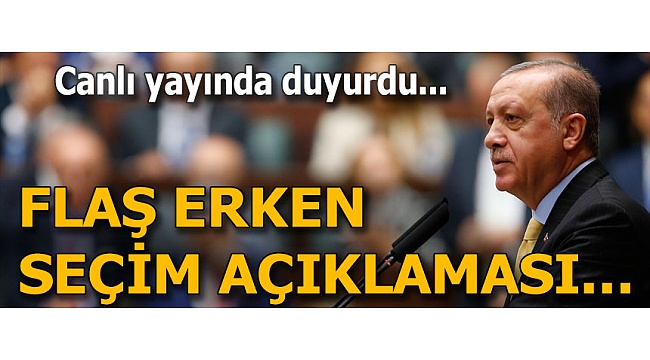 Cumhurbaşkanı Erdoğan: Şu anda gündemimizde erken seçim yok