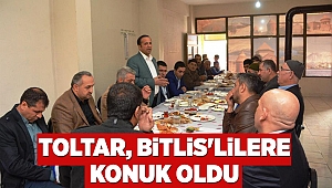 Başkan Toltar, Bitlis'lilere konuk oldu