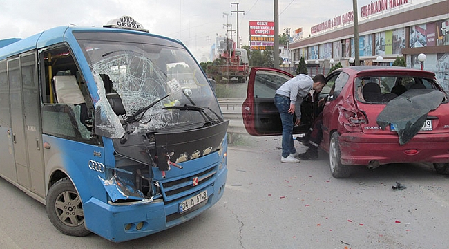 Gebze'de zincirleme kaza: 2 yaralı