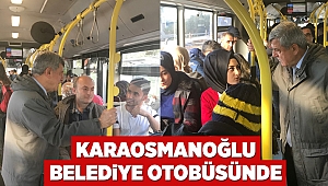 Karaosmanoğlu belediye otobüsünde