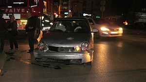 Takla atan araçta 4 kişi yaralandı