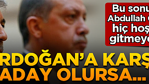 Abdullah Gül'ün hoşuna gitmeyecek sonuç: Eğer aday olursa...