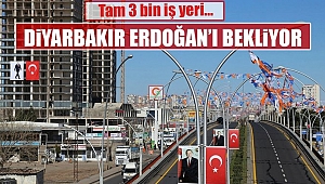 Diyarbakır Cumhurbaşkanı Erdoğan'ı bekliyor