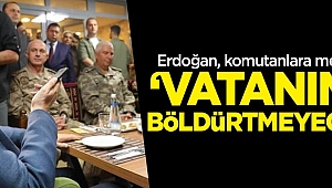 Erdoğan, komutanlarla telefonda görüştü