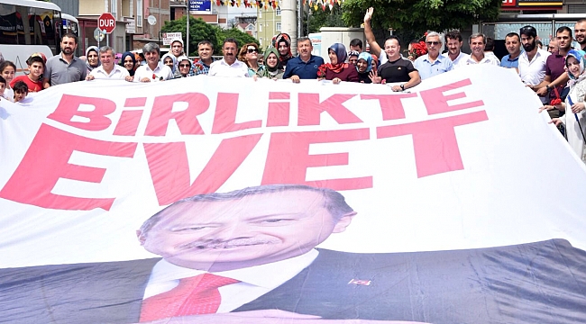 Darıca'da Erdoğan sevgisi