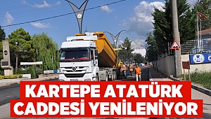 Kartepe Atatürk Caddesi yenileniyor