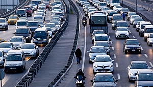 Kocaeli'de trafiğe çıkan araç sayısında büyük düşüş