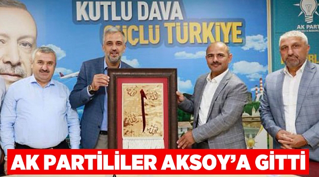 AK Partililer Aksoy'a gitti