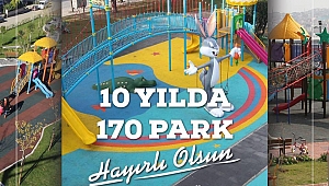 10 yılda 170 Park!