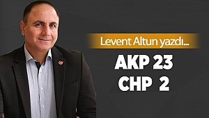 AKP 23 CHP  2