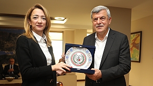 Başkan Karaosmanoğlu, Candemir ve yönetimini konuk etti
