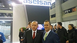 Cumhurbaşkanı Erdoğan ASELSAN standını gezdi