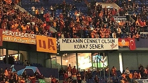Galatasaray taraftarından Koray Şener pankartı!