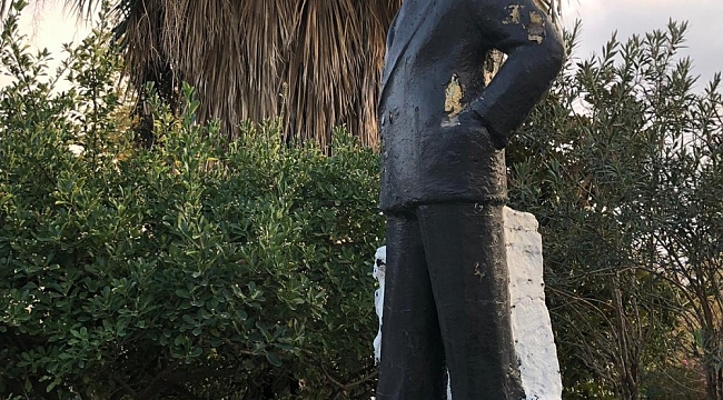 Atatürk heykeli yenilendi!  