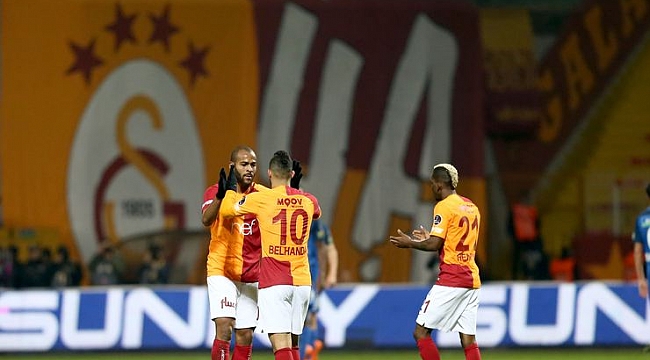 Galatasaray'da yıldızlar şov yaptı