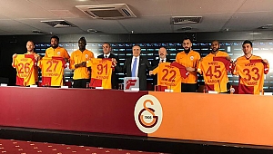 Galatasaray'ın altı yeni transferi imzayı attı!