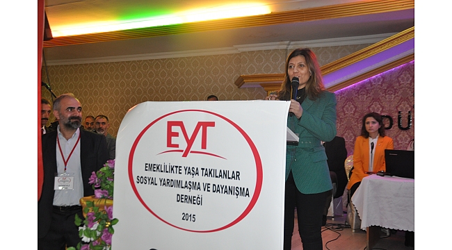 Serap Çakır'dan EYT mağdurlarına destek
