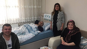 Serap Çakır'dan hasta ziyaretleri 