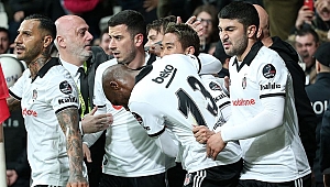 Beşiktaş galibiyete son dakika golüyle uzandı