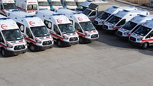 Kocaeli’ ye 8 adet tam donanımlı ambulans