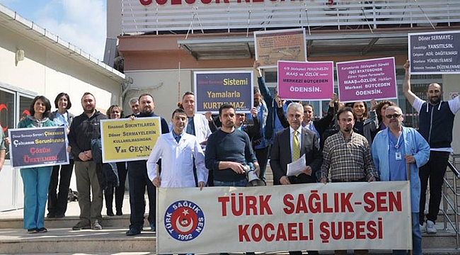 Türk Sağlık Sen, döner sermayeye tepki gösterdi
