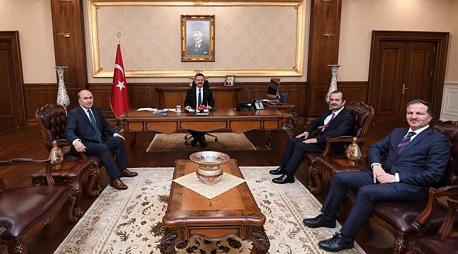Başkan Vekili Çakmak, Vali Aksoy'u ziyaret etti