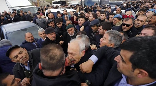 Kılıçdaroğlu'na şehit cenazesinde saldırı