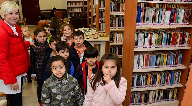 Kütüphane Haftası çocukları mutlu etti 