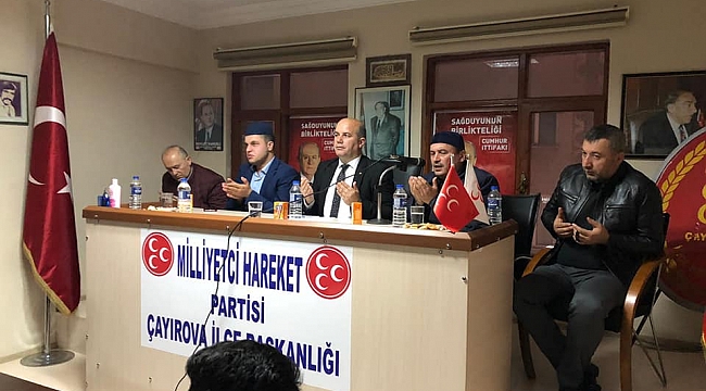 MHP Çayırova, Türkeş için Kuran okuttu