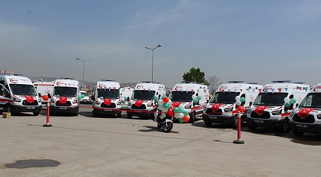 Yeni ambulanslar hizmete girdi