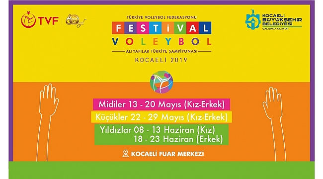 Kocaeli’de dev Voleybol Festivali başlıyor