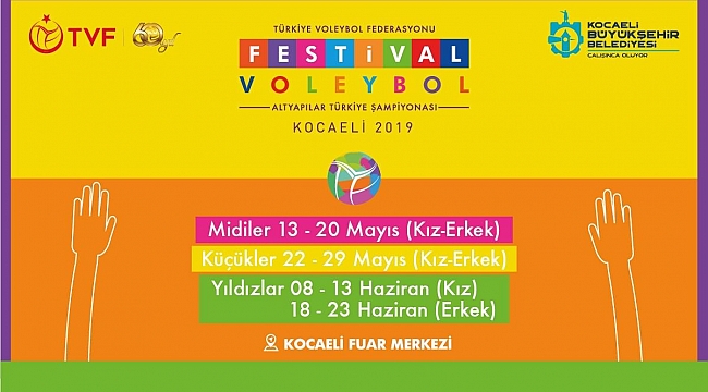 Kocaeli’de dev Voleybol Festivali başlıyor!