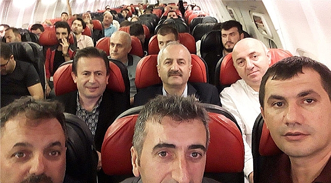 Başkanlar Erzurum yolunda