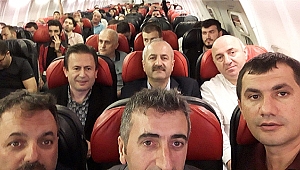 Başkanlar Erzurum yolunda