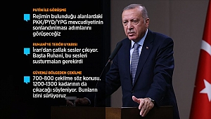 Cumhurbaşkanı Erdoğan: Sözler tutulmazsa harekatımızı kaldığı yerden devam ettireceğiz