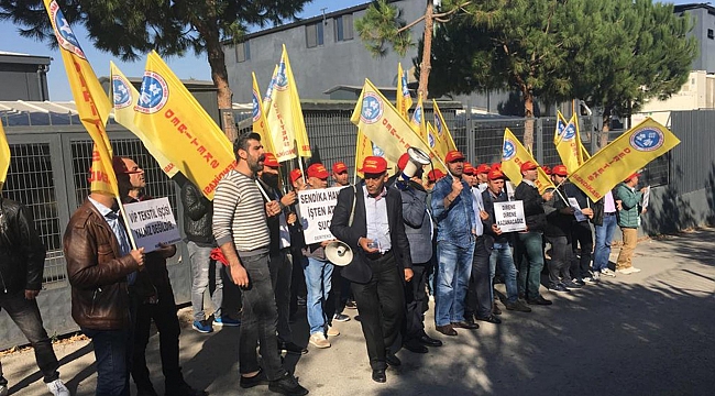 Darıca'da bulunan VİP Giyim'in patronu, sendikal faaliyet yürüten işçiyi işten attı