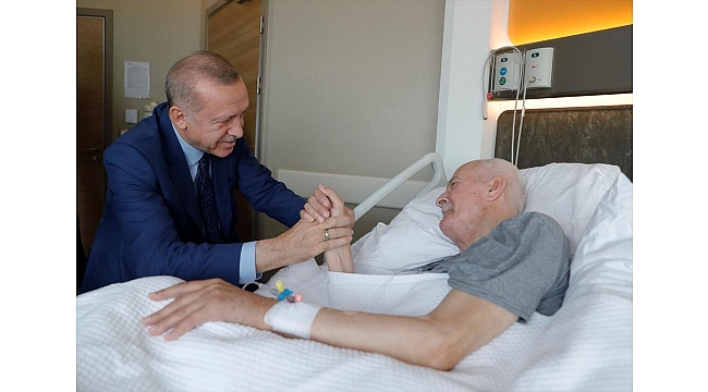 Erdoğan Kocaelili eski vekili ziyaret etti