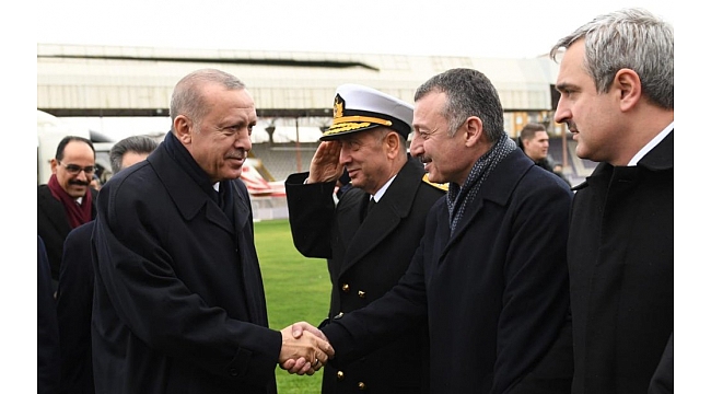 Erdoğan’ı Büyükakın karşıladı 