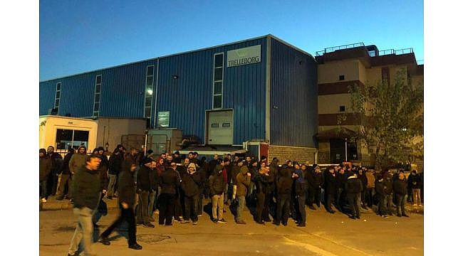 Gebze'deki fabrikanın işçileri greve çıktı