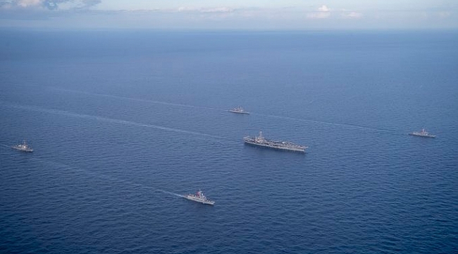 Türk gemileri o ülkenin gemileriyle ortak eğitimde