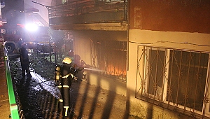 Zemin katta yangın çıktı, komşular dumandan etkilendi!