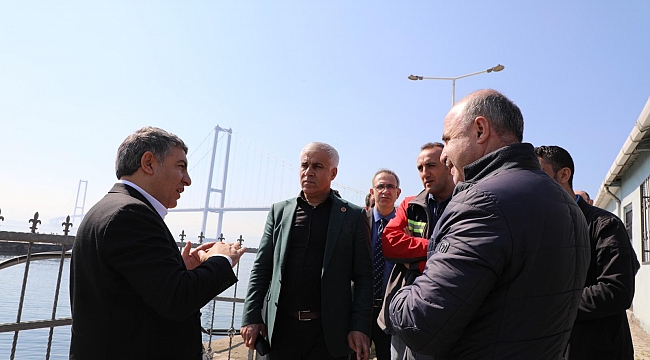 Başkan Şayir, Daire Başkanı Turan ile proje alanlarını gezdi
