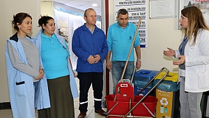 Büyükşehir temizlik personeline koronavirüs tedbirleri eğitimi