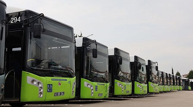 Büyükşehir otobüsleri bir ayda 2 milyon kilometre yol kat etti