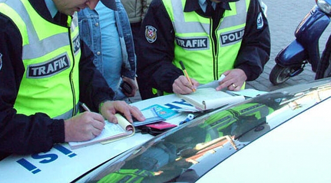 Kocaeli'de 1 yılda kesilen trafik cezası!