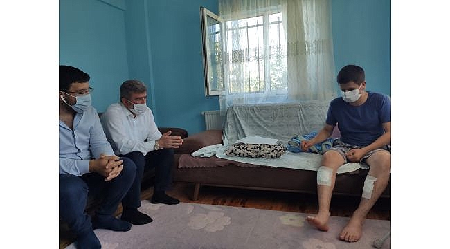 Sami Çakır'dan Tel Abyad gazisine ziyaret
