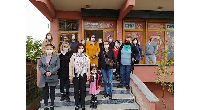CHP'li kadınlar Yavuz Selim'de bir araya geldi