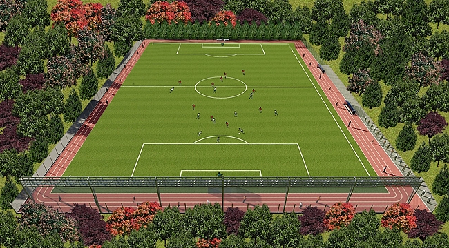 Kullar’a FIFA standartlarında futbol sahası