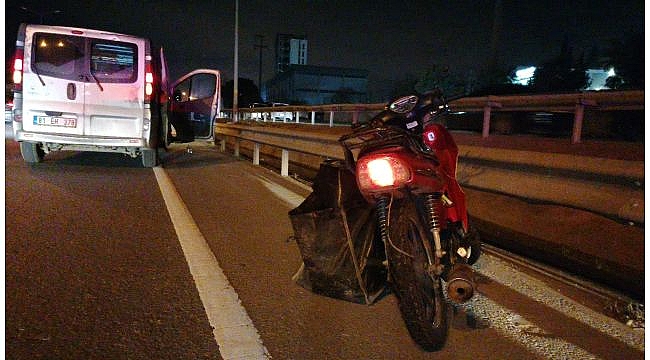 Gebze'de Motosiklet kazası!