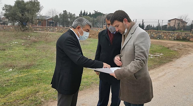 Başkan Şayir, projeyi yerinde inceledi 